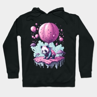 Watercolor: balloon panda Hoodie